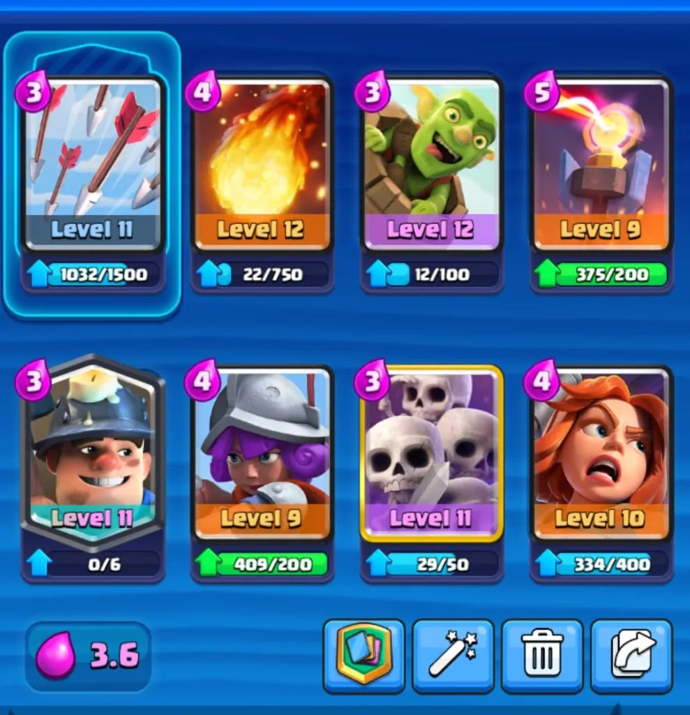 Best deck for Arena 4 Spell Valley