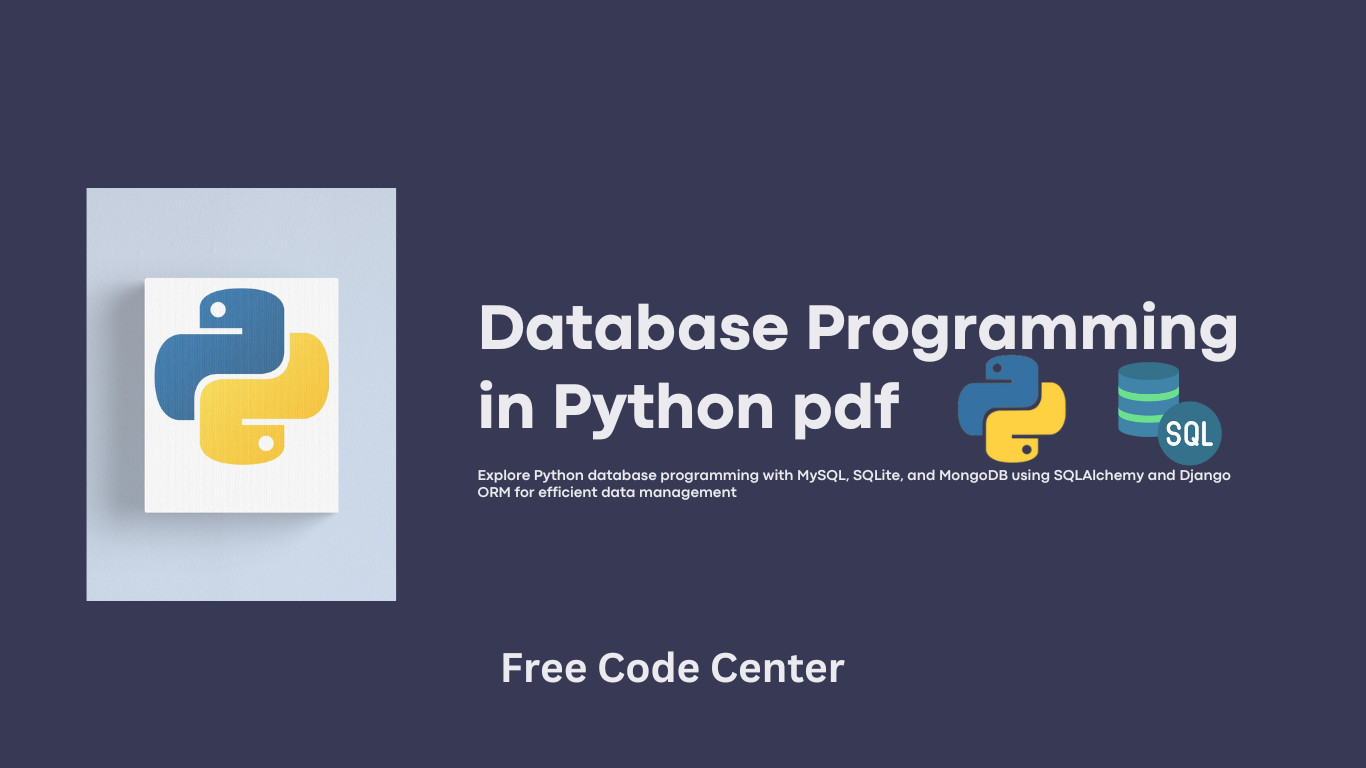 Database Programming in Python pdf